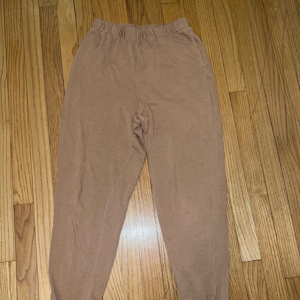Orange cotton on joggers